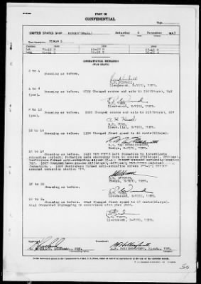 Thumbnail for USS HOBSON > War Diary, 10/1/43 to 11/30/43