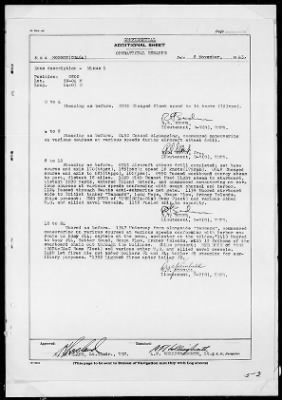 Thumbnail for USS HOBSON > War Diary, 10/1/43 to 11/30/43