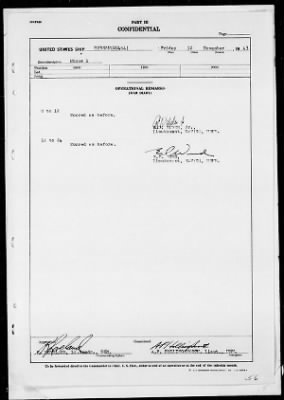 Thumbnail for USS HOBSON > War Diary, 10/1/43 to 11/30/43