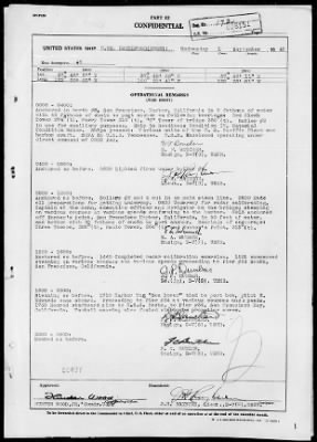 USS HAZELWOOD > War Diary, 9/1/43 to 10/31/43