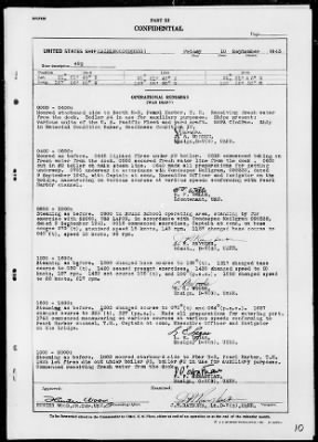 USS HAZELWOOD > War Diary, 9/1/43 to 10/31/43