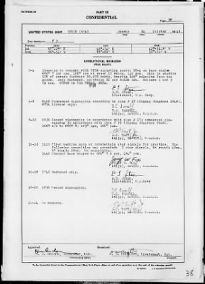 USS DORAN > War Diary, 10/1-31/43