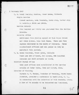 COM 9 > War Diary, 1/1/43 to 5/31/43