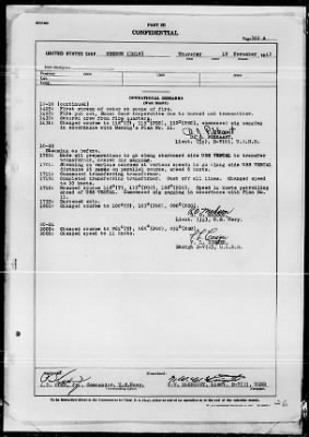 USS BREESE > War Diary, 11/1-30/43