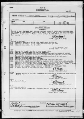 USS BREESE > War Diary, 11/1-30/43