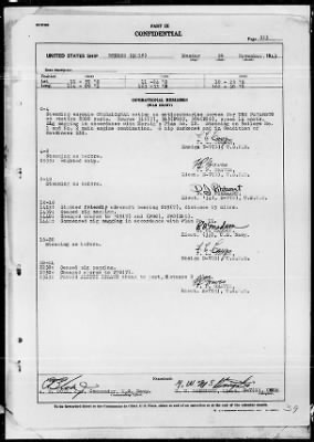 USS BREESE > War Diary, 11/1-30/43