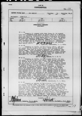 Thumbnail for USS NEW MEXICO > War Diary, 11/1-30/43