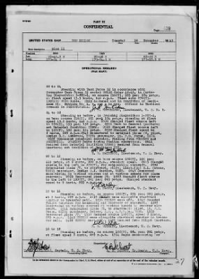 Thumbnail for USS NEW MEXICO > War Diary, 11/1-30/43