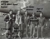 Gerald Rosenthal and his B-25 CREW, MTO  WWII
