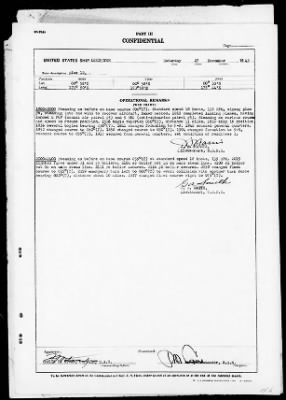 USS LEXINGTON > War Diary, 11/1-30/43