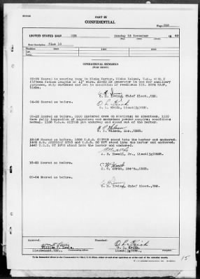 USS UTE > War Diary, 11/1-30/43