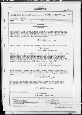 USS UTE > War Diary, 11/1-30/43