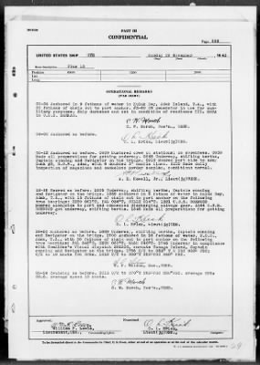 USS UTE > War Diary, 11/1-30/43