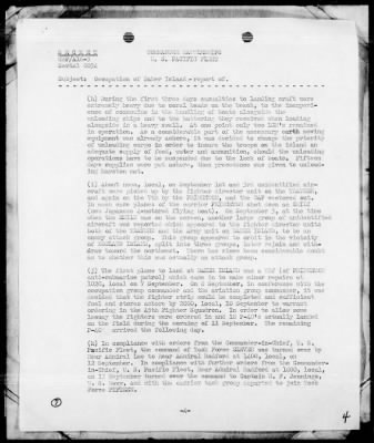 Thumbnail for COMTASKFOR 11 > Act Rep, Occupation of Baker Is, 9/1/43