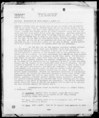 Thumbnail for COMTASKFOR 11 > Act Rep, Occupation of Baker Is, 9/1/43