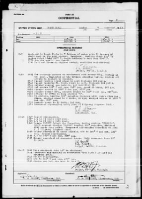 USS DORAN > War Diary, 11/1-30/43