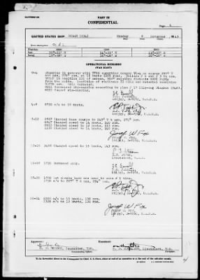 USS DORAN > War Diary, 11/1-30/43