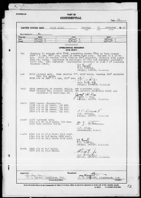 USS DORAN > War Diary, 11/1-30/43