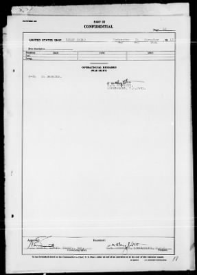 USS DORAN > War Diary, 11/1-30/43