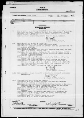 USS DORAN > War Diary, 11/1-30/43