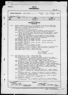 USS DORAN > War Diary, 11/1-30/43