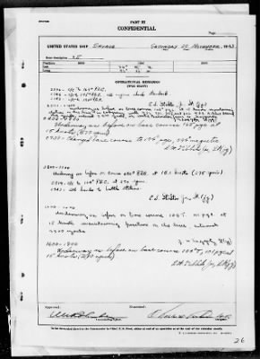 Thumbnail for USS SAVAGE > War Diary, 10/29/43 to 11/30/43