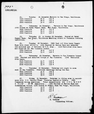 Thumbnail for USS LCI(L) 464 > War Diary, 12/1-31/43