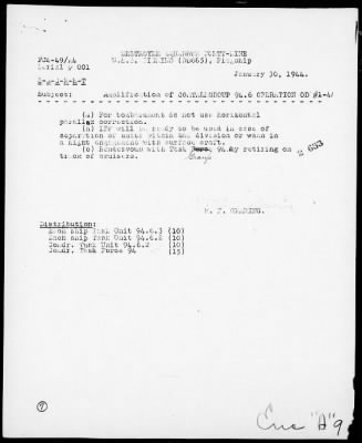 Thumbnail for COMDESRON 49 > Act Rep, 2/4/44, Bombardment of Paramushiru