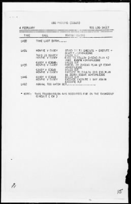 Thumbnail for COMDESRON 49 > Act Rep, 2/4/44, Bombardment of Paramushiru