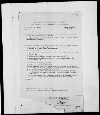 Thumbnail for Restitution Files of MFAA Section - Berlin, 1956 > Claims-Argentina, Austria, Belgium, and Czechoslovakia