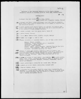 Thumbnail for Restitution Files of MFAA Section - Berlin, 1956 > Claims-Norway, Palestine, Poland, Rumania, Switzerland, USA