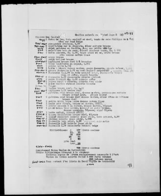 Thumbnail for Restitution Files of MFAA Section - Berlin, 1956 > Claims-Norway, Palestine, Poland, Rumania, Switzerland, USA