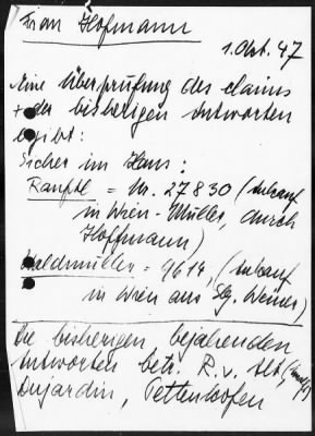 Thumbnail for Restitution Files of MFAA Section - Munich, Central Collecting Point > From: Folder 178, Claims–Austria To: Folder 180, Claims–Austria