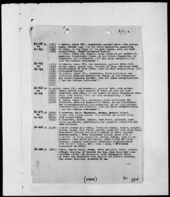 Thumbnail for Restitution Files of MFAA Section - Berlin, 1956 > Claims-Argentina, Austria, Belgium, and Czechoslovakia