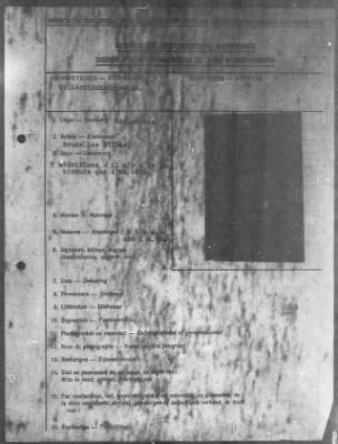 Thumbnail for Restitution Files of MFAA Section - Munich, Central Collecting Point > From: Folder 182, Claims–Belgium To: Folder 185, Claims–Belgium