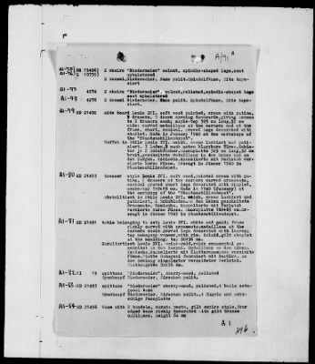 Thumbnail for Restitution Files of MFAA Section - Berlin, 1956 > Claims-Argentina, Austria, Belgium, and Czechoslovakia