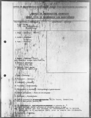 Thumbnail for Restitution Files of MFAA Section - Munich, Central Collecting Point > From: Folder 182, Claims–Belgium To: Folder 185, Claims–Belgium