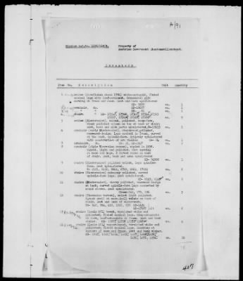 Thumbnail for Restitution Files of MFAA Section - Berlin, 1956 > Claims-Argentina, Austria, Belgium, and Czechoslovakia