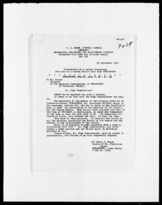 Thumbnail for Restitution Files of MFAA Section - Berlin, 1956 > Claims-France, F422-F193a