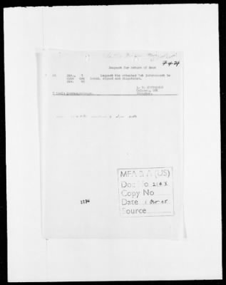 Thumbnail for Restitution Files of MFAA Section - Berlin, 1956 > Claims-France, F422-F193a