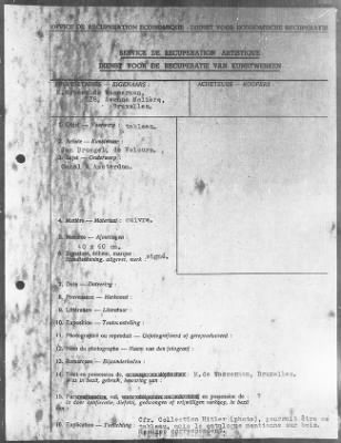 Thumbnail for Restitution Files of MFAA Section - Munich, Central Collecting Point > From: Folder 182, Claims–Belgium To: Folder 185, Claims–Belgium