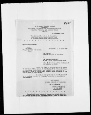 Thumbnail for Restitution Files of MFAA Section - Berlin, 1956 > Claims-France, F422-F193a