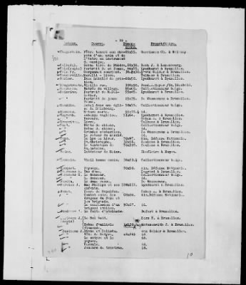 Thumbnail for Restitution Files of MFAA Section - Berlin, 1956 > Claims-Argentina, Austria, Belgium, and Czechoslovakia