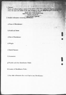 Thumbnail for Restitution Files of MFAA Section - Munich, Central Collecting Point > From: Folder 188, Claims–Czechoslovakia To: Folder 190, Claims–France