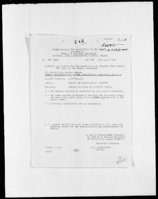 Thumbnail for Restitution Files of MFAA Section - Berlin, 1956 > Claims-France, F422-F193a