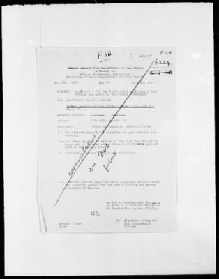 Thumbnail for Restitution Files of MFAA Section - Berlin, 1956 > Claims-France, F422-F193a