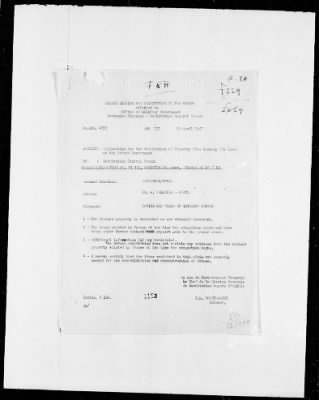 Thumbnail for Restitution Files of MFAA Section - Berlin, 1956 > Claims-France, F422-F193a