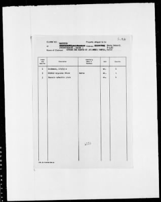 Thumbnail for Restitution Files of MFAA Section - Berlin, 1956 > Claims-France, F422-F193a