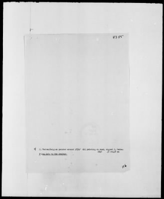 Thumbnail for Restitution Files of MFAA Section - Berlin, 1956 > Claims-Norway, Palestine, Poland, Rumania, Switzerland, USA