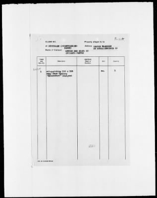 Thumbnail for Restitution Files of MFAA Section - Berlin, 1956 > Claims-France, F422-F193a